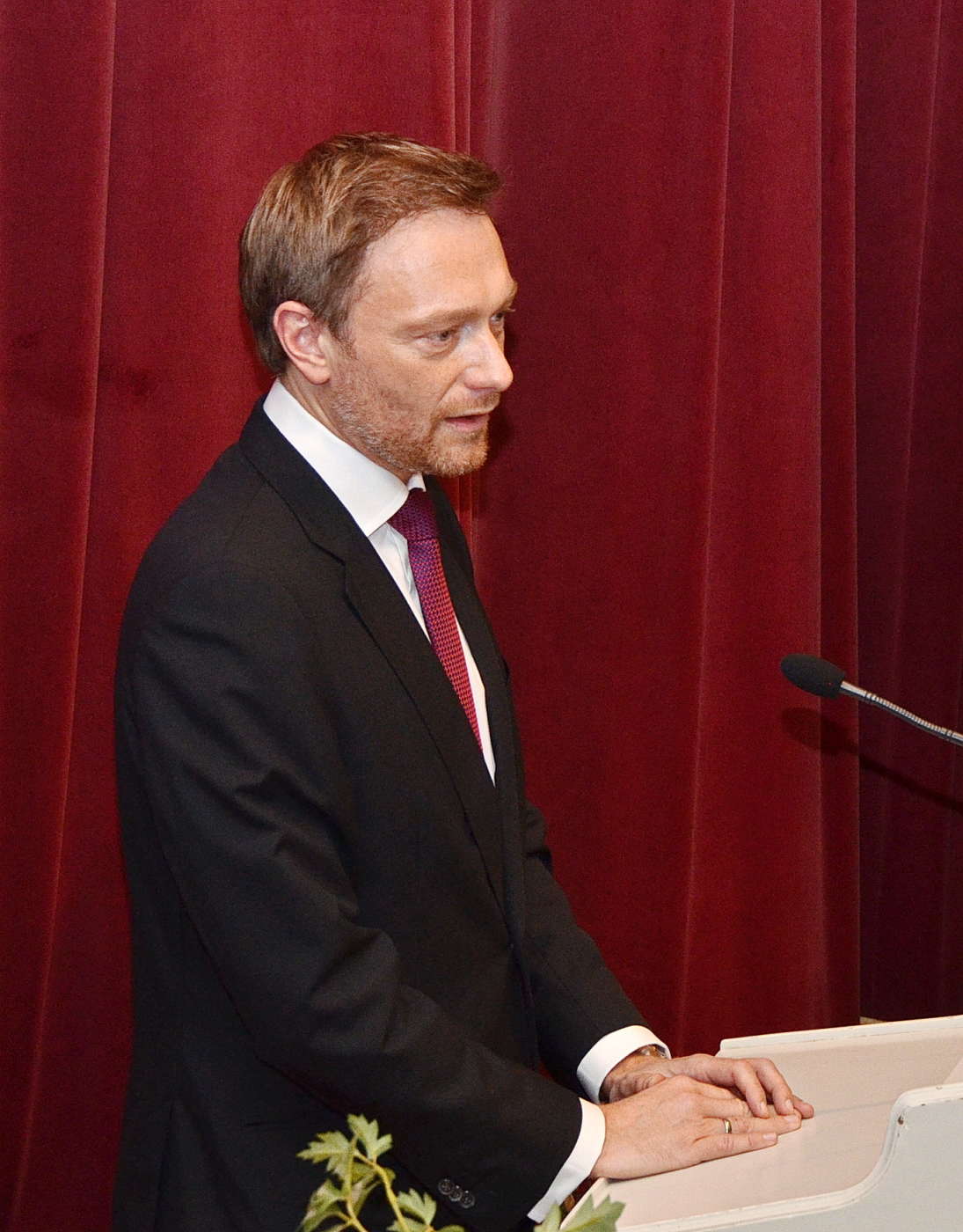 Gastredner Christian Linder, FDP-Bundesvorsitzender